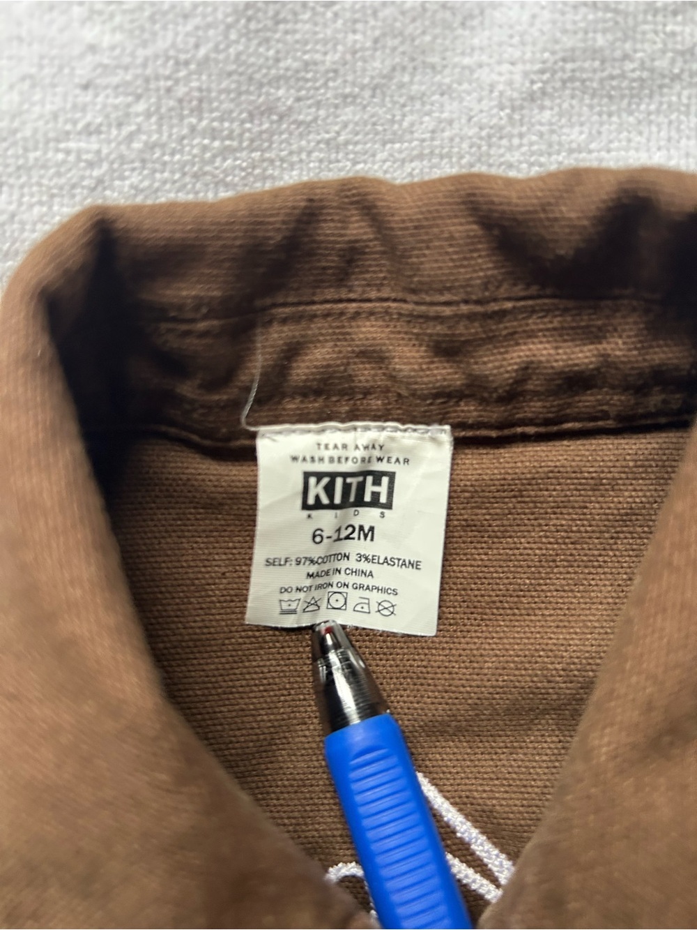 Kids Brown Button-Up Jacket by Kith & Kin - Picture 4 of 6